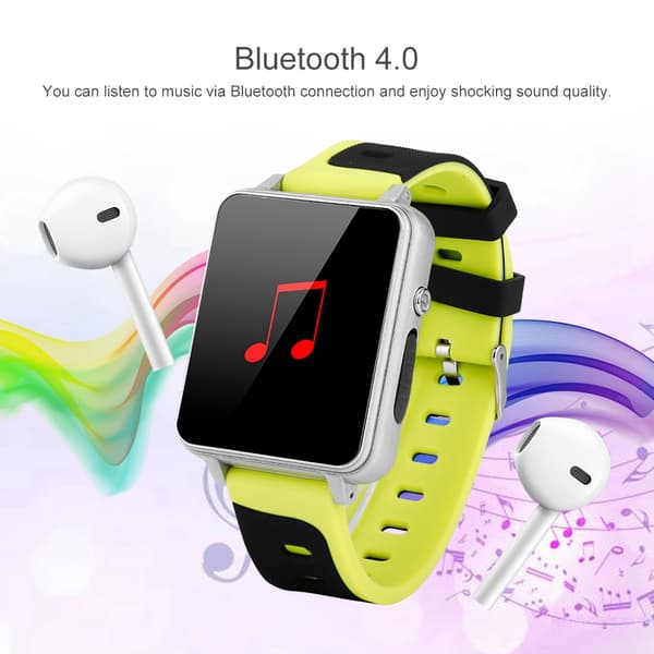 1,54\" skærm Smart Armbånd Bluetooth Ur GPS Navigation 512MB+4GB Til Android 5.1 (Grøn)