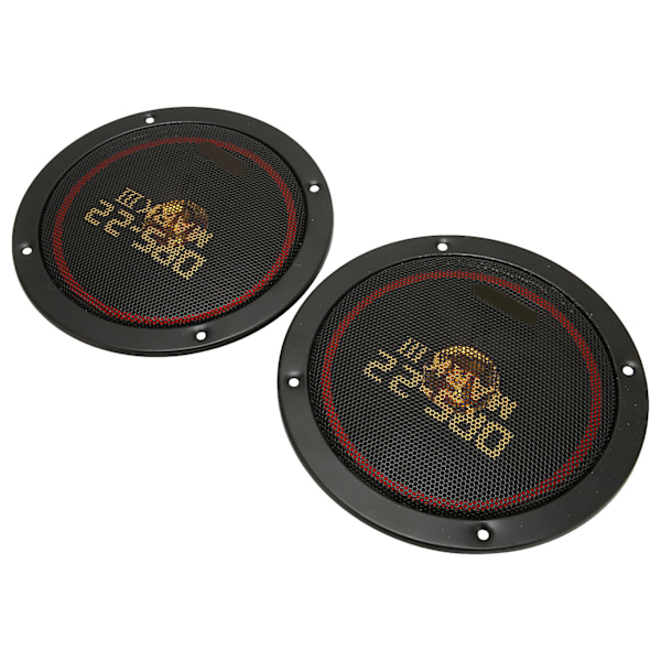 2 st bilhögtalare reducerad distorsion klart ljud 160 mm koaxial 150 W svart bas bilhögtalare för bilmodifiering