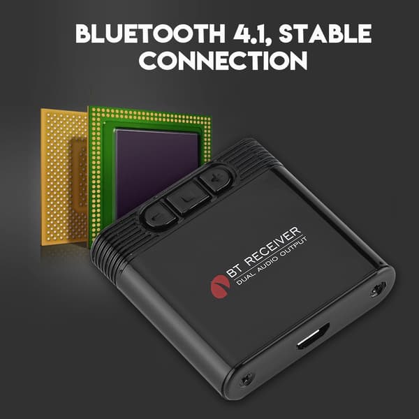 Bluetooth trådløs stereo lydmottakeradapter Dongle 3,5 mm