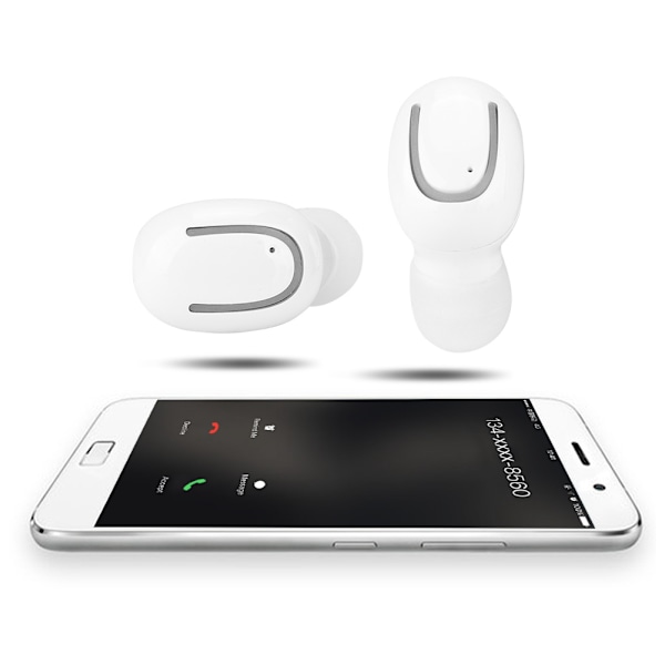 HBQ-Q32 Trådløse Bluetooth 5.0 Earbuds TWS Headset Stereo Hovedtelefoner Automatisk parring (Hvid)