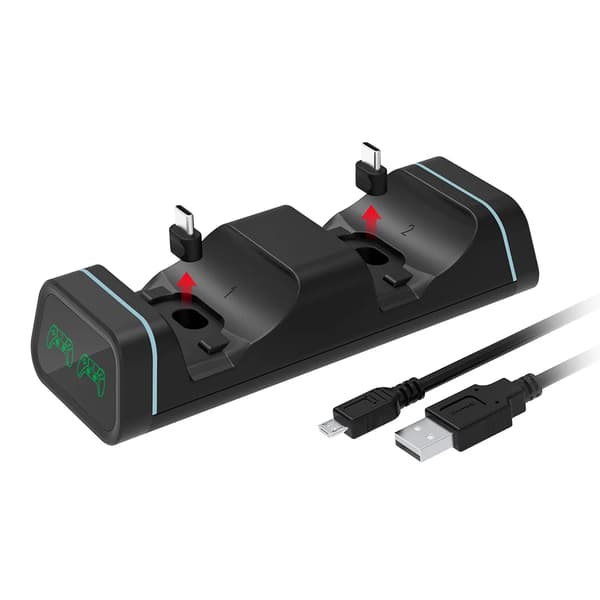 Multifunktionel Dualsense LED-opladningsdockstation Controller-oplader Opladningsbase til Switch Pro /Xbix Series S/X /PS5