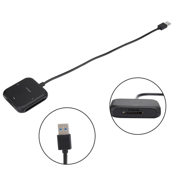 ORICO USB3.0 Multifunktionell höghastighetsdrivrutinsfri kortläsare för Windows/MAC OS/Linux