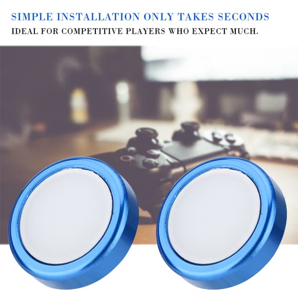2 stk. ABS tommelfinger-stick-hætte skridsikker controller-cover joystick-greb til PS4