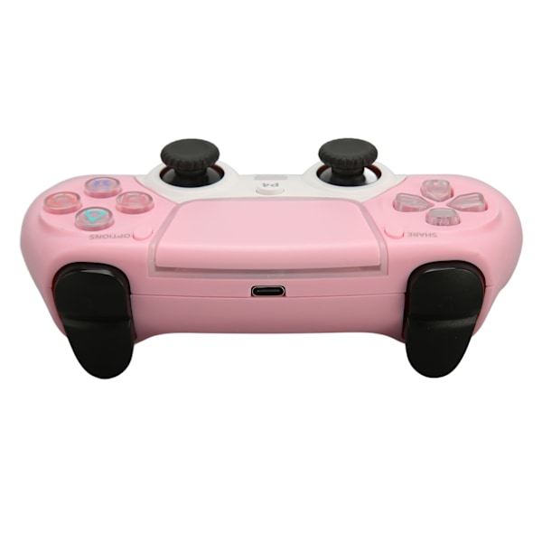 Bluetooth-controller - Genopladelig trådløs gamepad joystick til PS4, PS5, Windows 7, 8, 10, pc-tablet - Pink