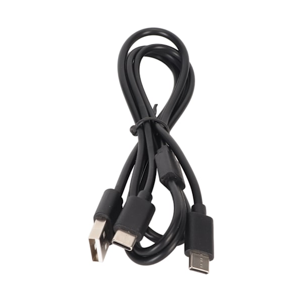 Kaksinkertainen latauskaapeli, ammattimainen, tehokas 2-in-1 USB C -latauskaapeli PS VR2:lle ja PS5:lle, 2,8 jalkaa