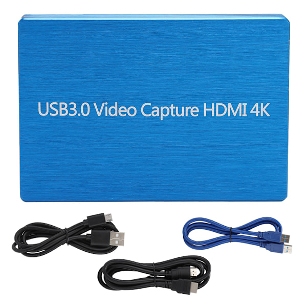 4Kx2K HDMI to USB3.0 Video Capture Card HD Recorder for Game/Video Live Streaming