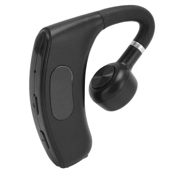 Enkel øre Bluetooth-headset BT 5.4 støyreduksjon lang standbytid 180 graders trådløst øretelefon med digitalt display svart