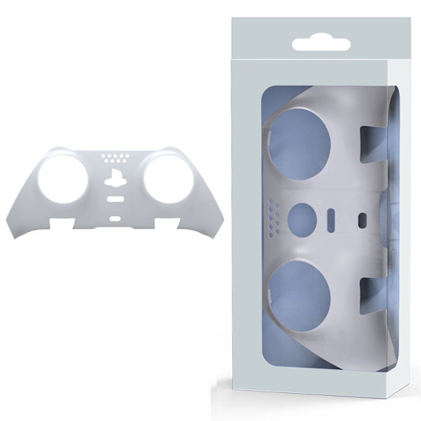 Dekorativ Trim Shell til PS5 Edge Controller Blød Berørings Shell Udskiftning til PS5 Edge Controller Plader Dæksel til Edge Controller (Hvid)