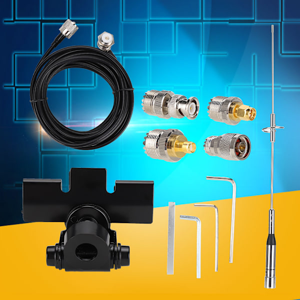 NL-770S kaksoiskaistainen VHF/UHF 144/430MHz 2.15/3.0 dBi NL 770S Autoradion matkapuhelin/asema-antenni