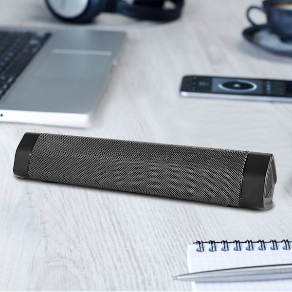 20W dobbelt højttaler Bluetooth Mega Bass Subwoofer, USB trådløs surround sound bar