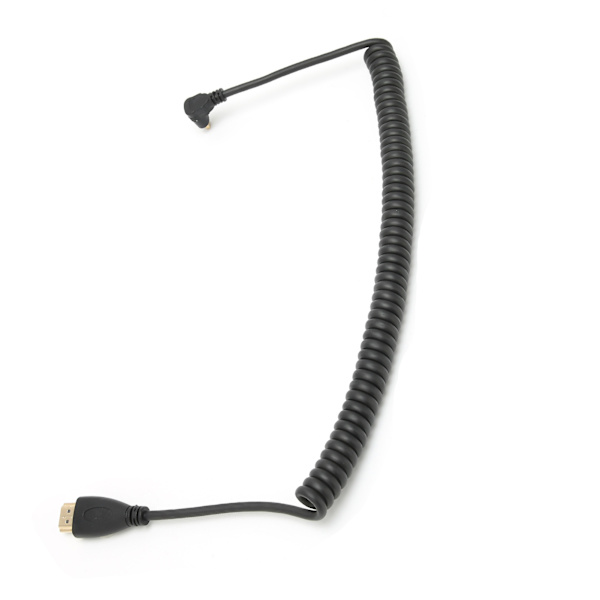 HD Multimedia InterfaceA til HD Multimedia InterfaceD Adapterkabel Fjederkabel Reverse Elbow