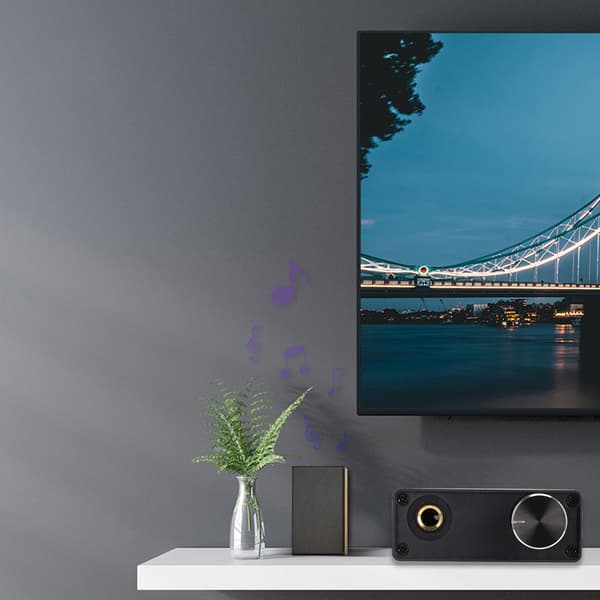 Koaksial konvertering DAC digital lydkonverter USB lydkort
