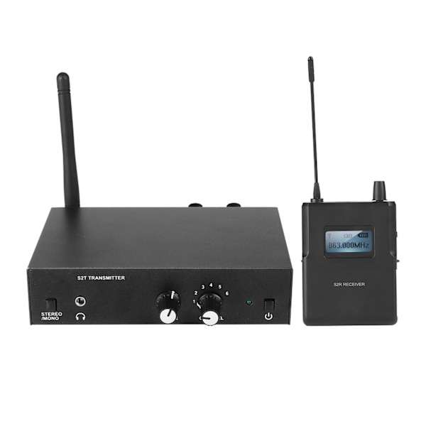 For ANLEON S2 Stereo Trådløst Monitorsystem i Øresystem 863‑865MHZ 100‑240V