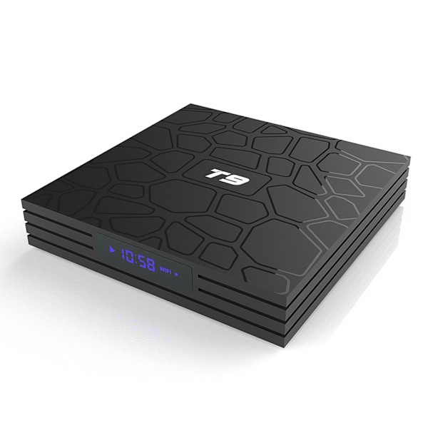 T9 RK3318 Bluetooth 64GB TV-boks 4K videodekoding TV-boks for Android 9.0 (110‑240V)