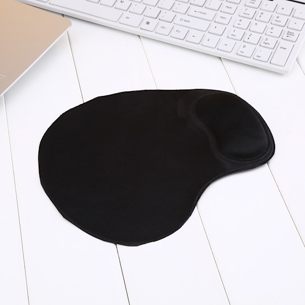 Antislip Musmatta Ergonomisk Design Handstöd Svart Färg Antiskid