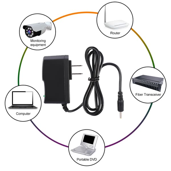 DC 5V 2A/2000mah AC-virtalähde, pieni laturi Android-tabletille, PC MID eReaderille, pyöreällä 2,5 mm:n liittimellä