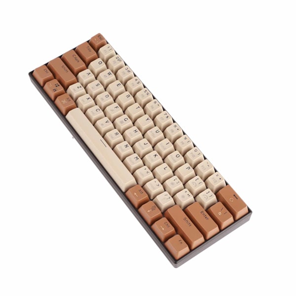 Mekanisk tangentbord 61 tangenter Färgblandningsljus Ergonomi Tangentlinjeseparation Typ C SpelTangentbord för Windows Linjär Action Switch