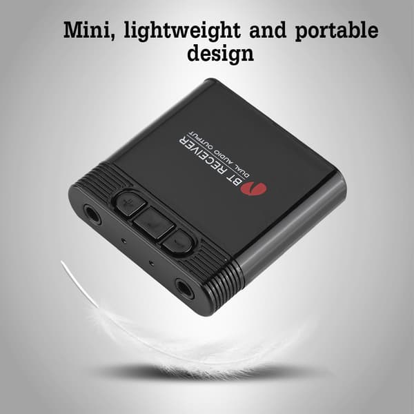 Bluetooth trådløs stereo lydmottakeradapter Dongle 3,5 mm