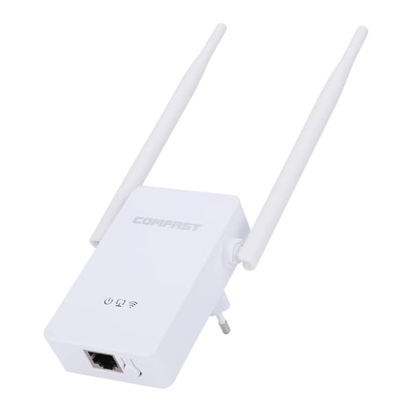 300Mbps trådlös signalförstärkare COMFAST Wifi Range Router Extender med dubbla externa antenner