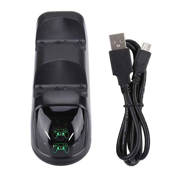 DC 5V Handkontroll Dubbel Laddare Laddningsdocka Station för PS4 Slim Pro
