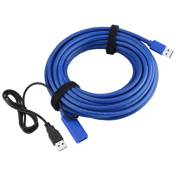 USB3.0 han til hun højhastighedsforlængeradapterkabel (blå 8m)