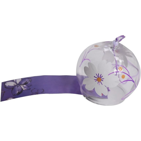 Furin Vindklokker Håndlaget Glass Bursdag Valentinsdag Bryllup Jubileum Hjem Kjøkken Kontor Dekor Hvit Saruka