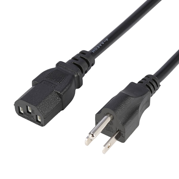 10A 5ft 3-benet AC-adapter strømkabel ledning til pc-computer