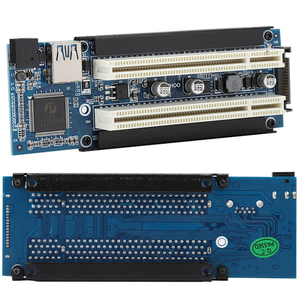 Dual Full Size Mini PCIe till PCI Slot Expansionsadapter Extern Capture Card