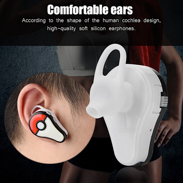 Ultrapieni Stealth Bluetooth In-Ear Mini Bluetooth -kuuloke Langaton urheilukuuloke Punainen