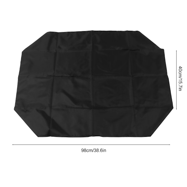 Klaver Keyboard Støv Cover Vandtæt Fuld Dækning Universal Anti Støv Klaver Cover Black 88 Keys