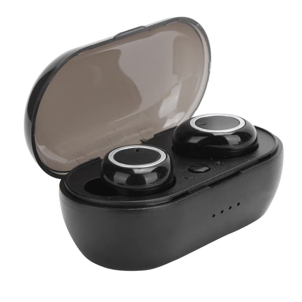 BTHi30 Bluetooth 5.0 Stereo True Wireless Earphone Noise Reduction Binaural Headset (Hopea Musta)