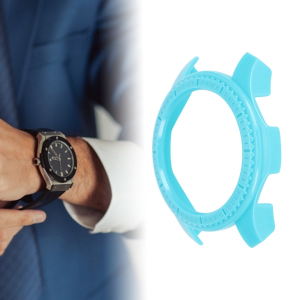 2 stk. PC Fashionable Watch Protect Case Cover Scale Protective Shell til GALAXY WATCH Smartwatch S4/S3Blå