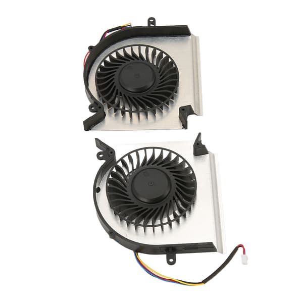 Bærbar køleventilator 4pin strøm DC5V metalskal ABS letvægts CPU GPU køleventilator til GE63VR MS 16P1 GE73VR MS 17C1