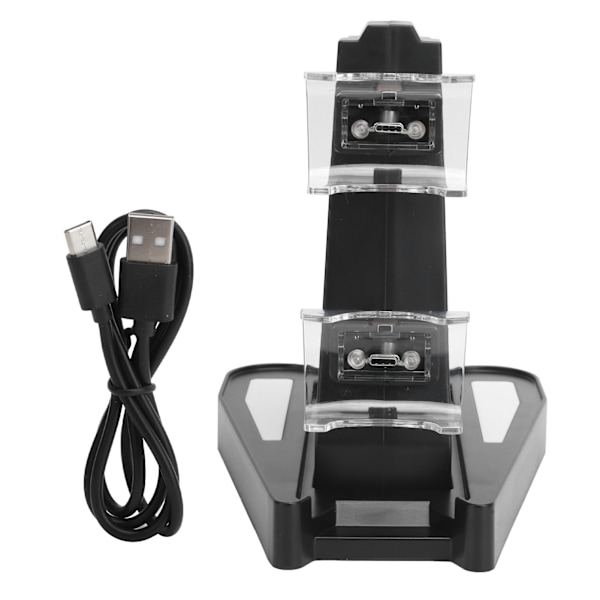 Dual Port Game Controller Laddare Snabbladdningsstation Dock för PS5 Gamepad Stativhållare