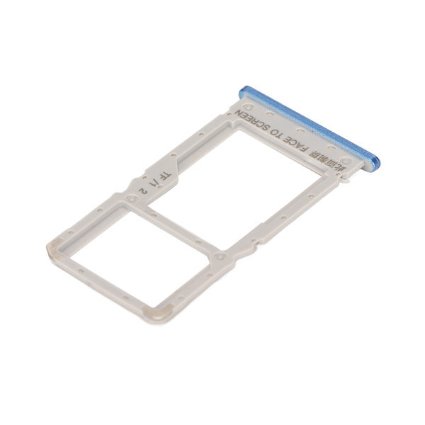 SIM-kortskuffe i plast, der passer perfekt til Xiaomi Redmi Note 6 Note 6 Pro Smartphone Blå