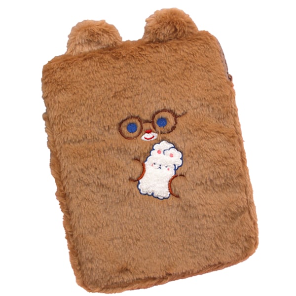 Plys Tablet Taske til Piger Sød Mønster Multipel Beskyttelse Letvægts Tablet Sleeve Case Tablet Bæretaske Kaffe