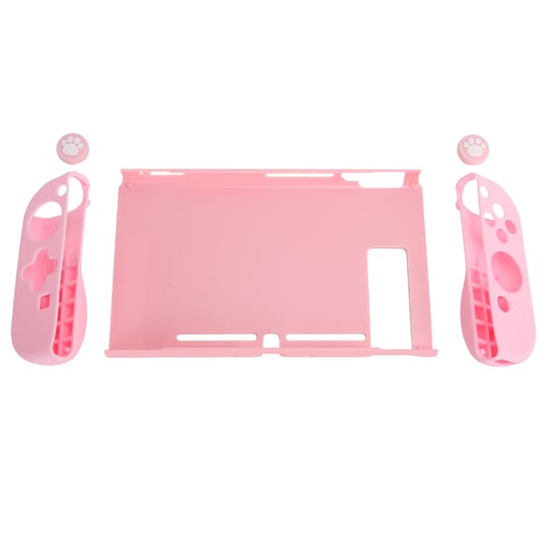 For Switch PC Skal Split Silikone Spilkonsol Beskyttende Etui Knapdæksel Tilbehør