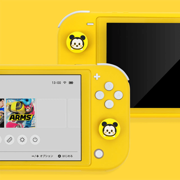 4 st söta tumgreppskydd för Nintendo Switch / Lite / OLED, Joy-Stick-knappskydd Analog ergonomiskt lock för NS-kontroller Joy-Cons（Lila）