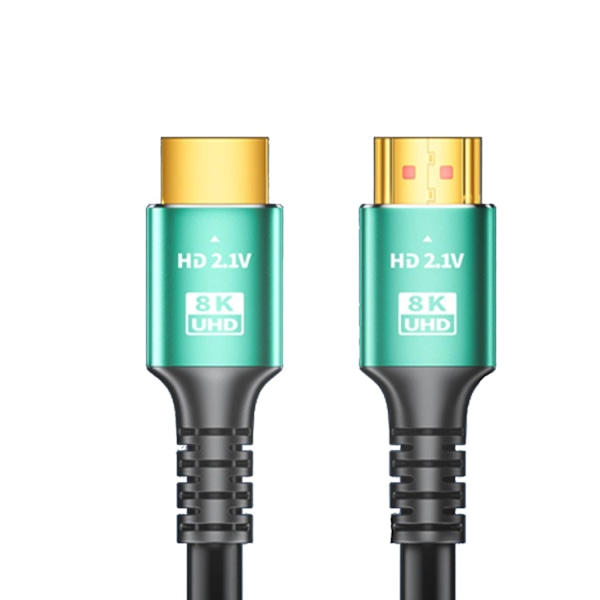 Højhastigheds 4K/8K Ultra HD HDMI-kabel - Dynamisk HDR, 144Hz, 48Gbps, 12-bit farve, VRR, eARC, Dolby Atmos - 1,5M/4,9FT længde - Perfekt til TV'er, osv.