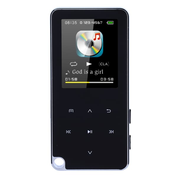 M25 Digital Stemmeopptaker Bærbar Mini Størrelse Multifunksjon MP3 MP4-spiller for Gåing Løping 32GB
