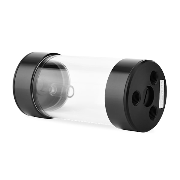 60MM Akryl Computer Vandkøling Tank Cylinder Reservoir G1/4 (Sort)