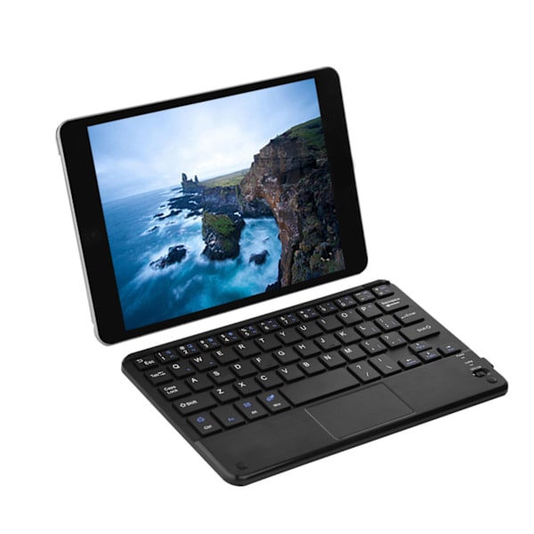 UltraSlim Mini trådløst Bluetooth-tastatur med berøringsplate for Windows PC Android-nettbrett