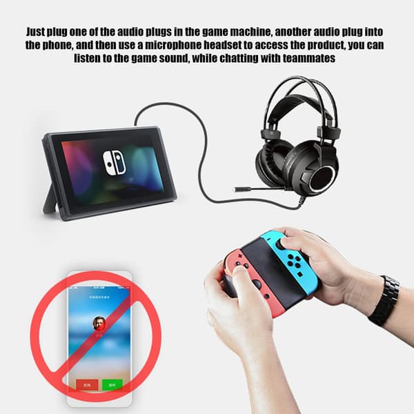 Original lydkvalitet Standard 2 i 1 Switch Audio Converter for Nintendo Switch Game