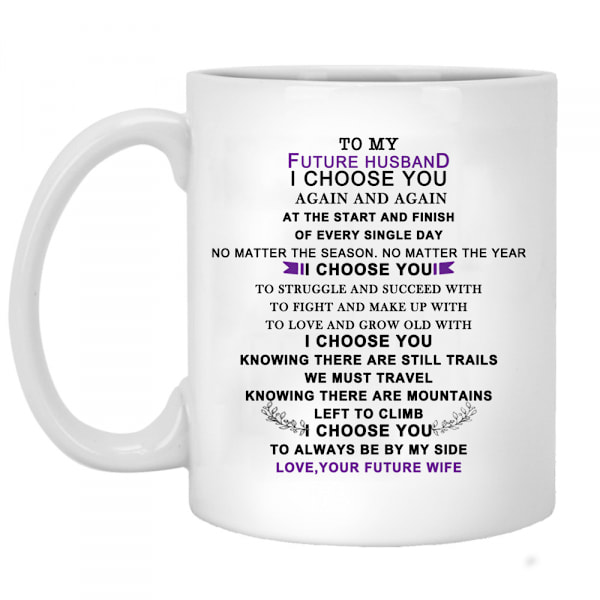 Send Fiancé Kaffe Krus Frokost Krus Morsom Kaffe Krus 11 Ounces Inspirerende Og Motiverende