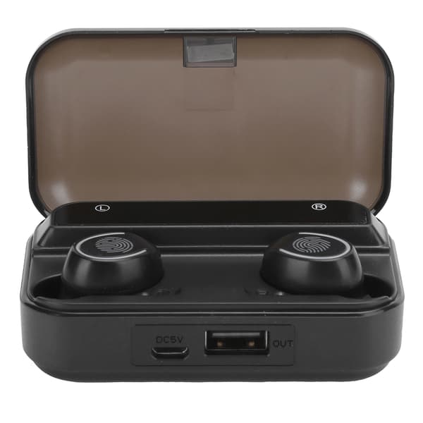 F9‑3 True Wireless Bluetooth 5.1 Earphone In‑Ear Touch Control Headset med UV-lommelygte3-digitalt display