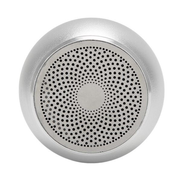 Bluetooth Liten Högtalare Enkel Design IP67 Vattentät Bärbar Trådlös Högtalare för Duschrum Cykel Bil Silver