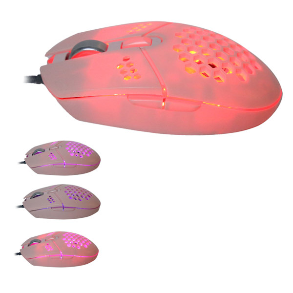 Pelihiiri RGB-taustavalaistuksella, DPI-säädettävä, langallinen, kannettavaan tietokoneeseen liitettävä ulkoinen laite jäähdytystuulettimella