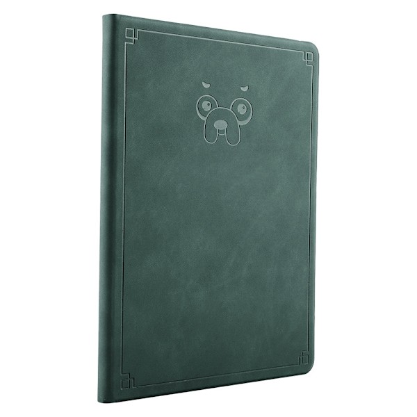 9,7in Full Covering Anti-scratch Flip Case til iPad Air1 Air2 Pro 2018 med Bracket - Mørkegrøn