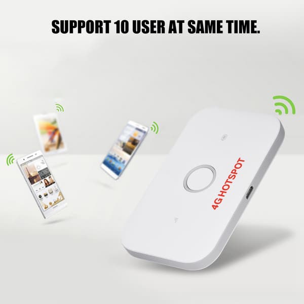E5573cs-609 Bärbar Modem Wifi Router Hotspot Trådlös Wifi Modem Sign Random Vit