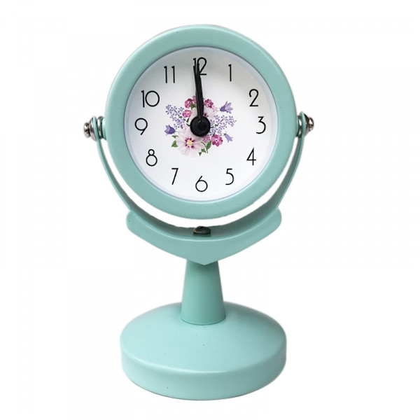 Radioväckarklocka RF Analog Alarm Bordsur Klocka - Grön, 6 x 9,5 cm